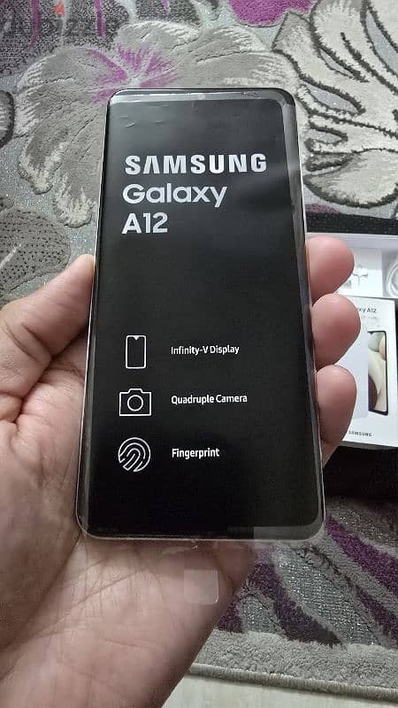 تليفون زيرو لم يستخدم - سامسونج Galaxy A12 128GB - شاشة كبيرة 6.5 بوصة 18