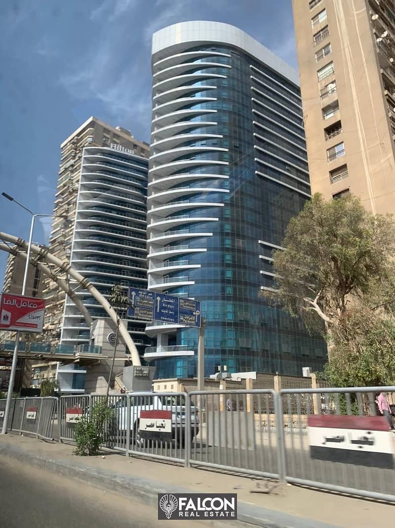 Invest in Nile Pearl Towers with a good contract under the management of Hilton, first row on the Nile, immediate receipt, fully finished, with air co 3