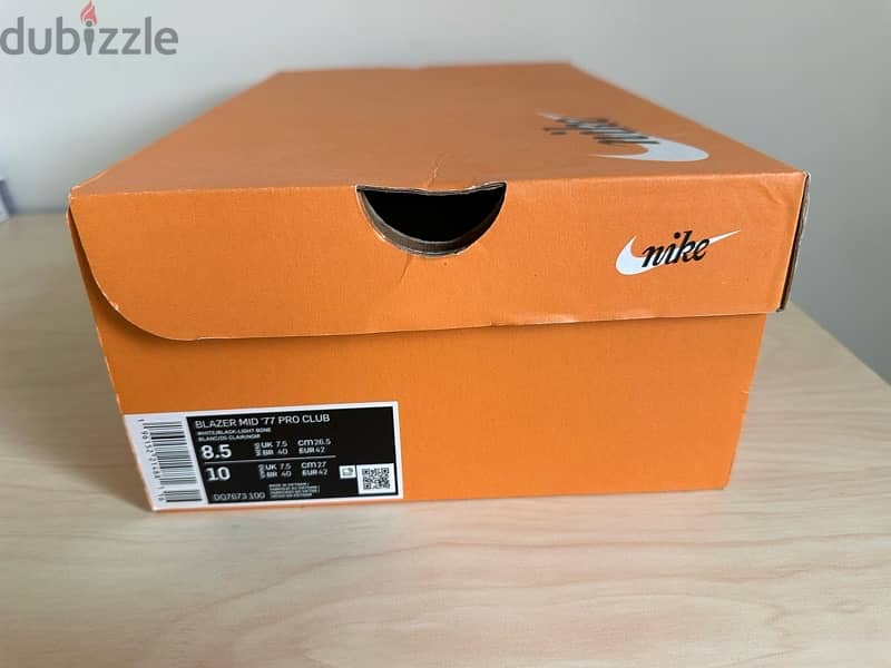 Nike Blazer Mid 77 Pro Club - Size US 8.5 / EU 42 5