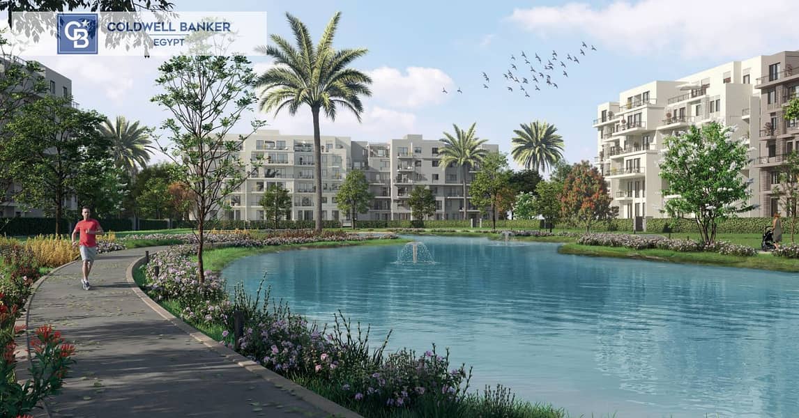 شقة نموذجي للبيع  مساحه 211 متر مربع في منطقة 6 أكتوبر o west club residence، تشطيب كامل  تقسيط على 5 سنوات. 1