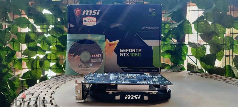 كارت شاشة NVIDIA GeForce GTX 1050 OC 2 GB نسخة MSI بمشتملاته للبيع. . 2