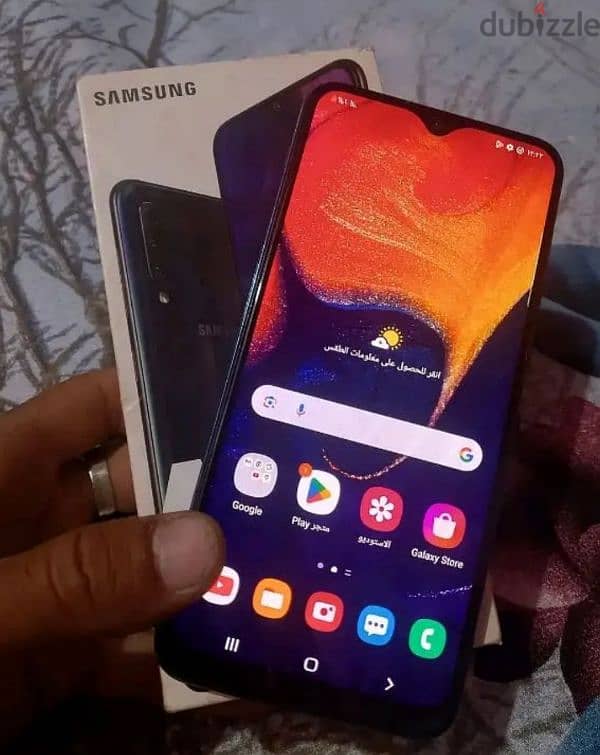 Samsung a50 128g ram4  كسر كسر الزيرووووو بالكرتونة بصمة شاشة 1