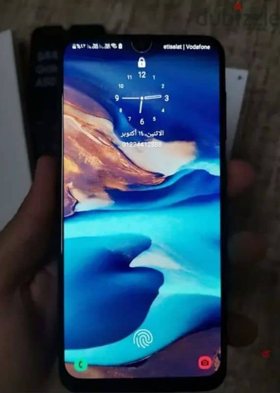 Samsung a50 128g ram4  كسر كسر الزيرووووو بالكرتونة بصمة شاشة 10