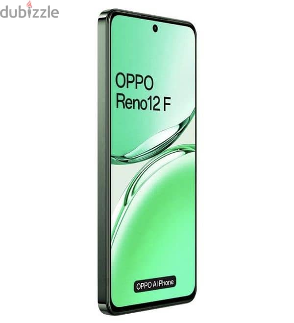 Oppo reno 12f 4G 256GB 8GB RAM جديد متبرشم اللون الأخضر المميز 4