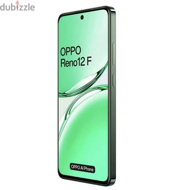 Oppo reno 12f 4G 256GB 8GB RAM جديد متبرشم اللون الأخضر المميز 5