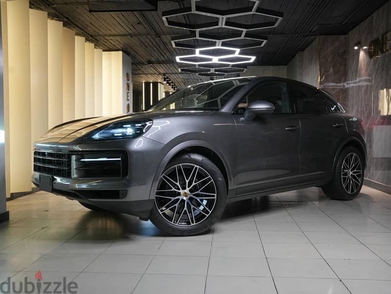 بورش كايين كوبية Porsche Cayenne coupe 2024 وكيل لم ترخص warranty 1