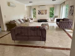 Furnished villa for rent with private pool in The Villa Dorra Compound, Fifth Settlement 0