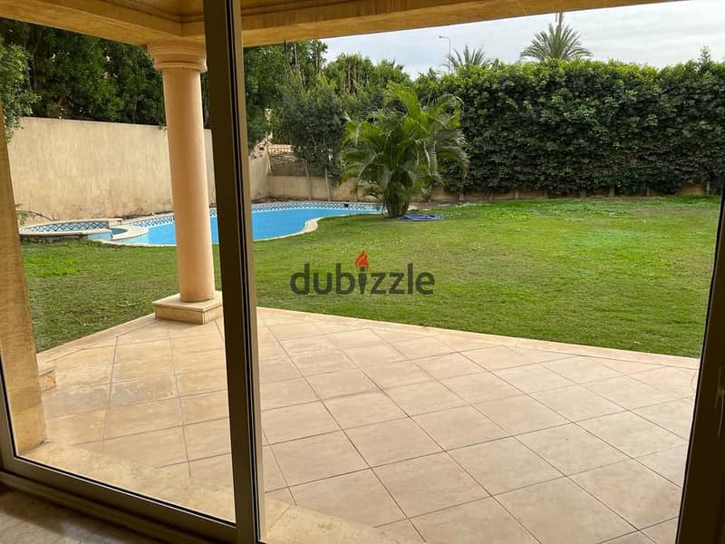 Furnished villa for rent with private pool in The Villa Dorra Compound, Fifth Settlement 5