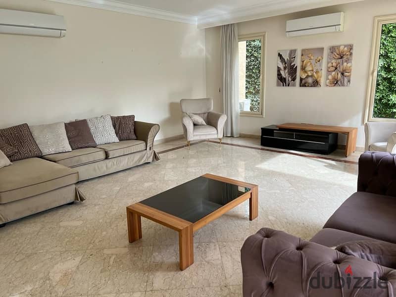 Furnished villa for rent with private pool in The Villa Dorra Compound, Fifth Settlement 9