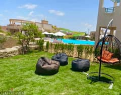 شالية ارضي بجاردن متشطب للبيع في جايا راس الحكمة Gaia chalet for sale 0