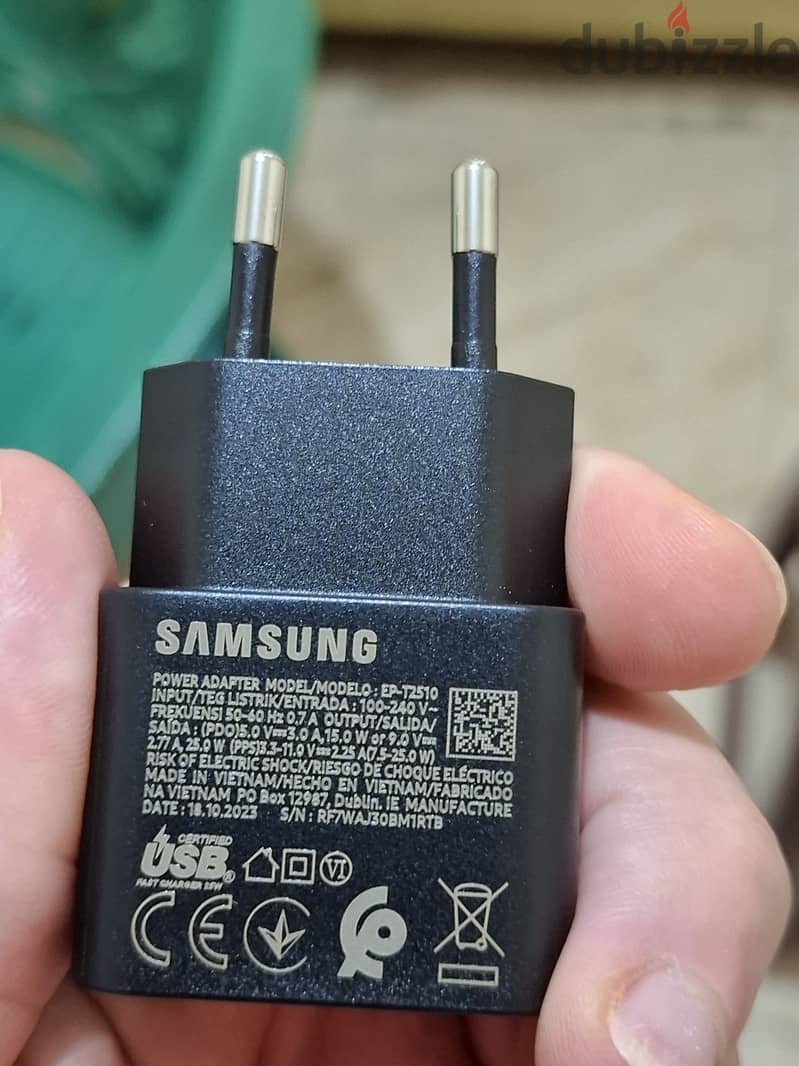 للبيع samsung power adapter 25w ep-t2510 orginal 2