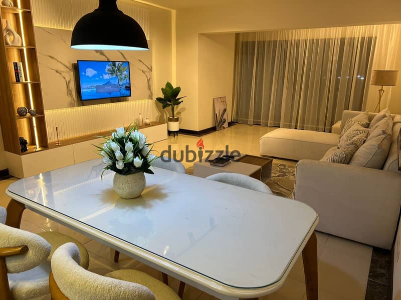 Duplex for rent, 220 meters, first residence in Porto New Cairo, New Cairo 1