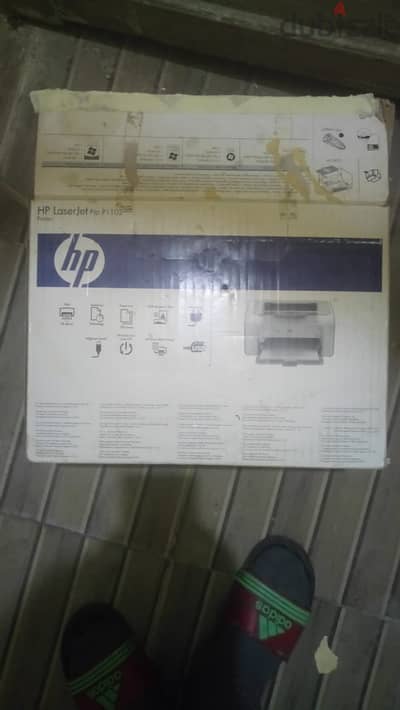 طابعه HP1102 كسر زيرو بالكرتونه وعلى التيست