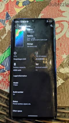 موبايل TCL 10 plus 0