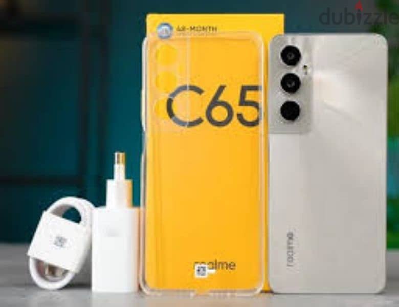 موبايل Realme C65 كسر زيرو استعمال يومين مساحة 128 رام 12 (6+6) 0