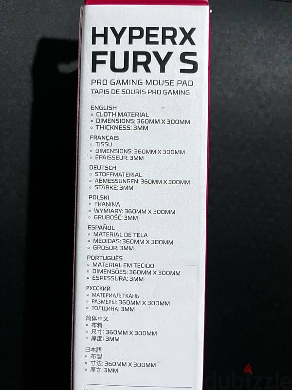 hyper x fury s gaming mouse pad 1