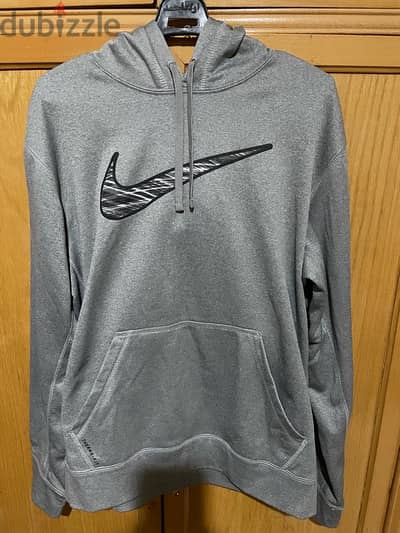 Original grey therma-fit nike hoodie