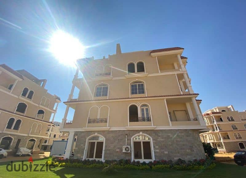 Duplex 3 floors 330 m, immediate delivery in Sheikh Zayed, in installments, next to Grand Heights 1