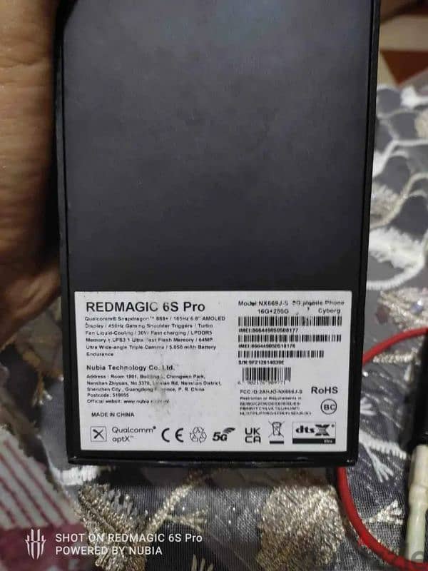 red magic 6s pro 16-256 9