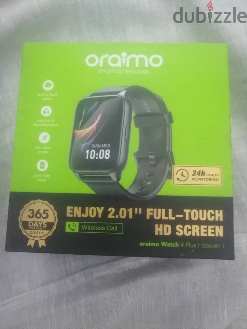 ساعه oraimo استخدام خفيف في الضمان 3