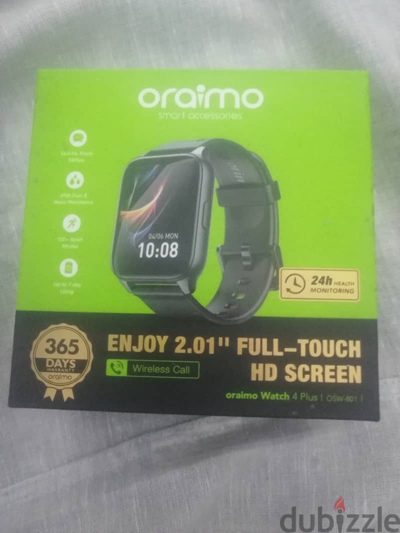 ساعه oraimo استخدام خفيف في الضمان 7