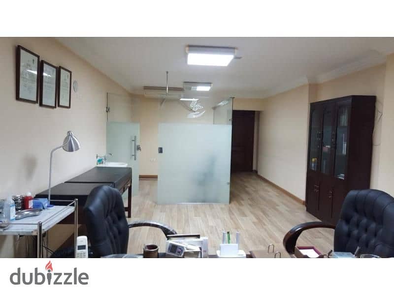 For sale, a 125 sqm clinic in the main Murad Street, Giza, National Medical Bank Tower 10