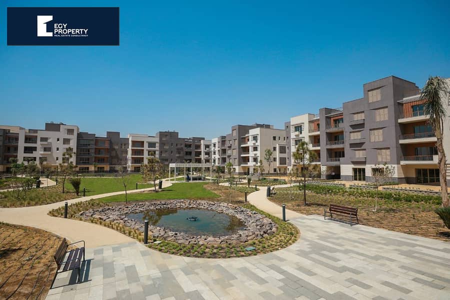 Pay Installments Till 2029 Lowest Price in District 5  Apartment For Sale in New Cairo Overlooking greenery landscapes. 3