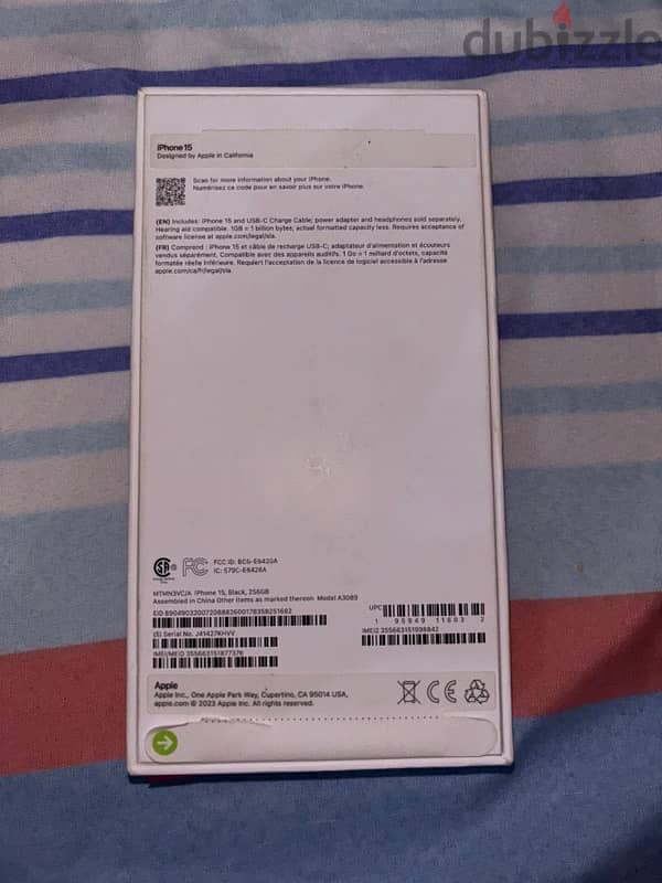 Sealed - Iphone 15 - 256 GB Brand New 1