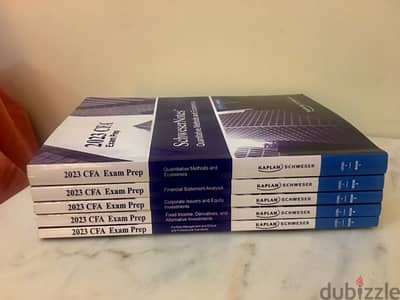 CFA 2023 Level 1 Schweser Notes - 5 Books