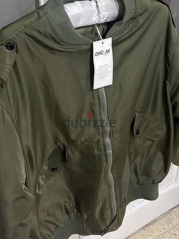 chic lak olive jacket 1