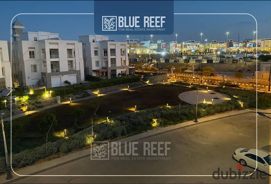 Penthouse for sale, 184 sqm, swimming pool view, very special price in Amwaj North Coast 9