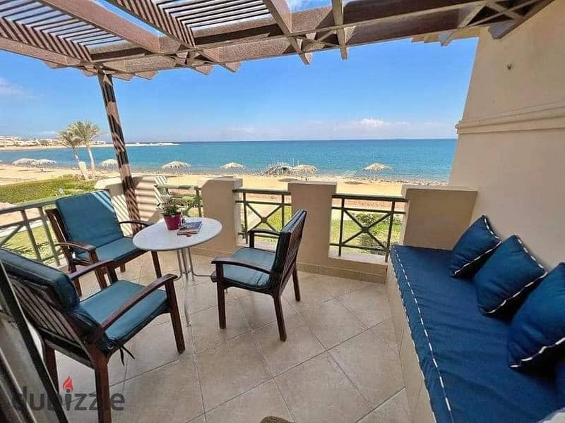 Chalet for sale 110m in Blue Blue Ain Sokhna village, directly overlooking the sea 1