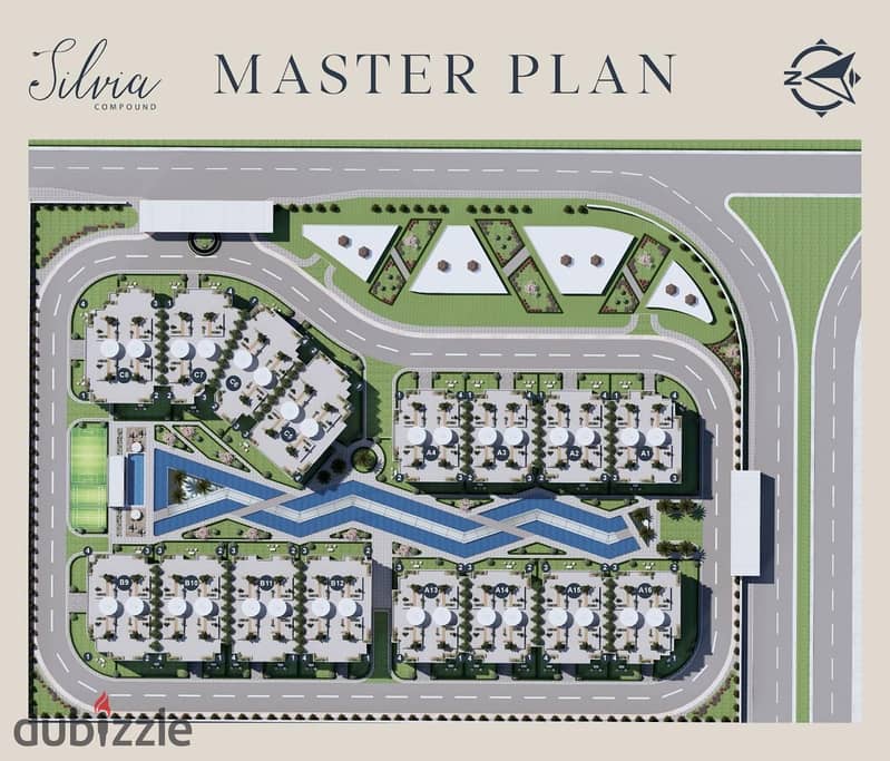 SILVIA COMPOUND ivilla, Fifth Settlement, area of ​​173square meters,5% down payment, payment period of up to 8 years 21