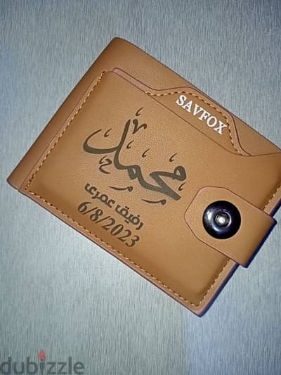 محفظة جلد طبيعي ماركة savfox