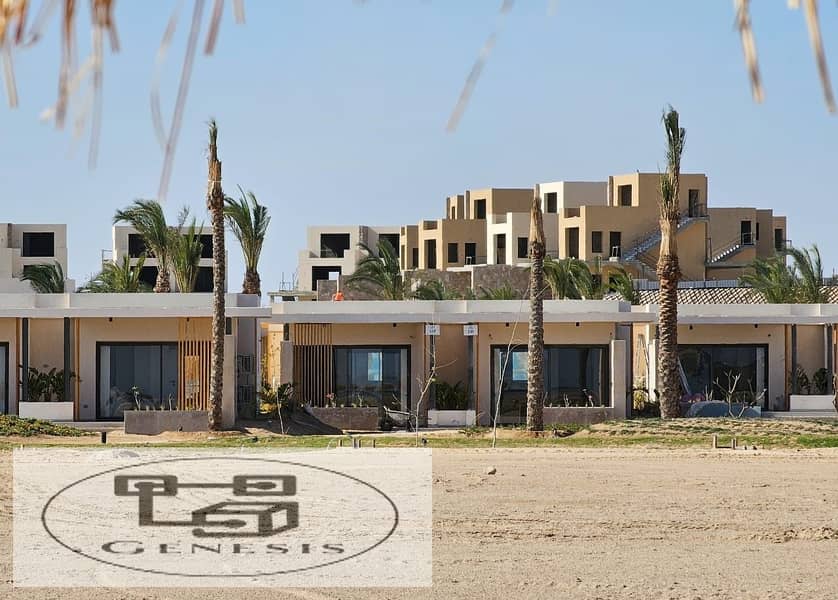 bought a chalet for sale, first row on the beach, in the heart of Hurghada in Soma Bay village, with ultra-super-luxe finishing. 18