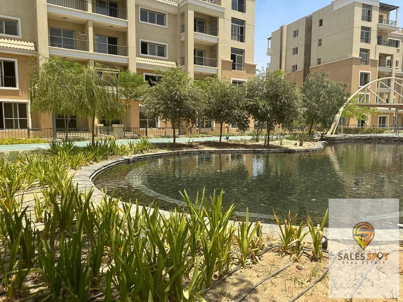 Take advantage of the discount and own a bargain apartment for sale in Sarai Compound at half the price next to Madinaty and minutes from the Fifth Se 8