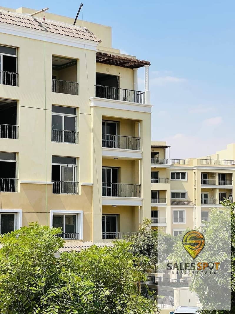 Apartment with a distinctive garden for sale Prime location in Sarai Compound, minutes from the Fifth Settlement, and also with a 42% discount on cash 6