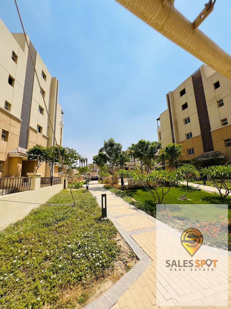 Apartment with a distinctive garden for sale Prime location in Sarai Compound, minutes from the Fifth Settlement, and also with a 42% discount on cash 8