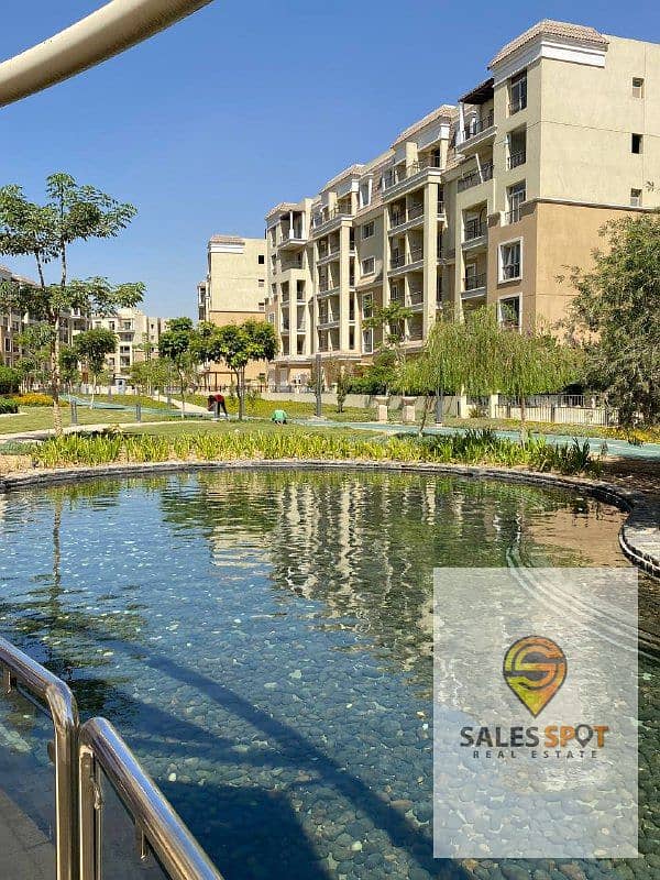 Apartment with a distinctive garden for sale Prime location in Sarai Compound, minutes from the Fifth Settlement, and also with a 42% discount on cash 12