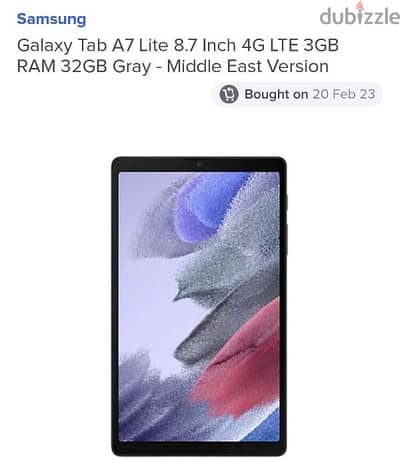 Samsung tab a 7