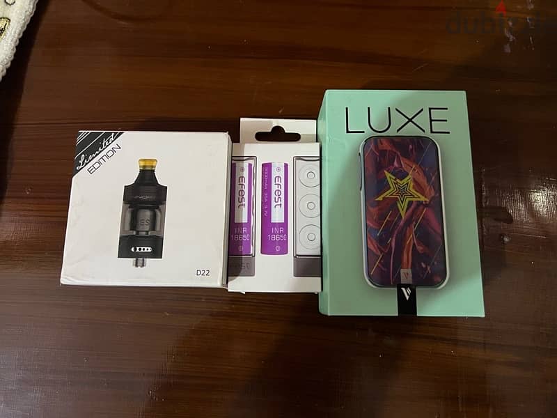 luxe mod - ares 2 - efest batteries 6