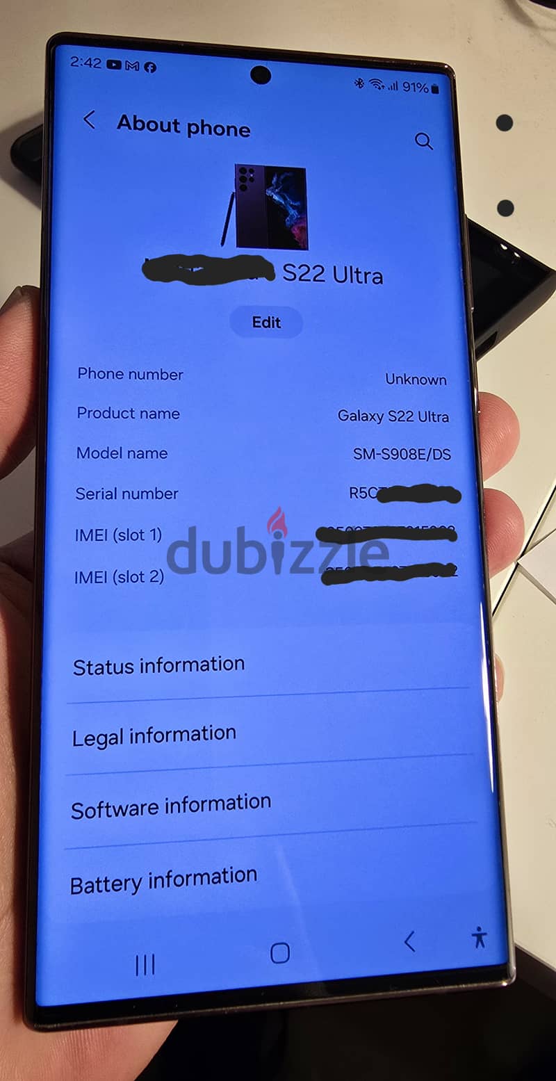 Samsung S22 Ultra استخدام بسيط جدااا + اكسسوارات اصلية 6