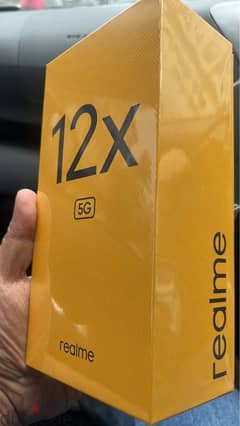 Realme 12x 5g 256g  الجهاز جديد متبرشم بالضمان 0