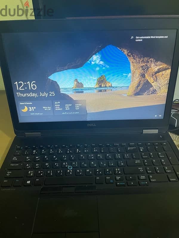 laptop DELL Corei7-6600u 1