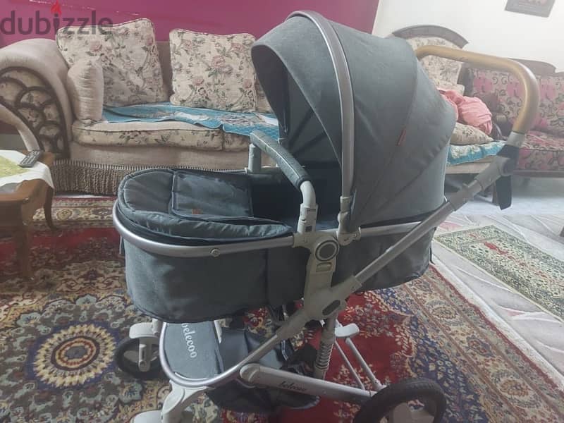 stroller with car seat used 10 times onley 2