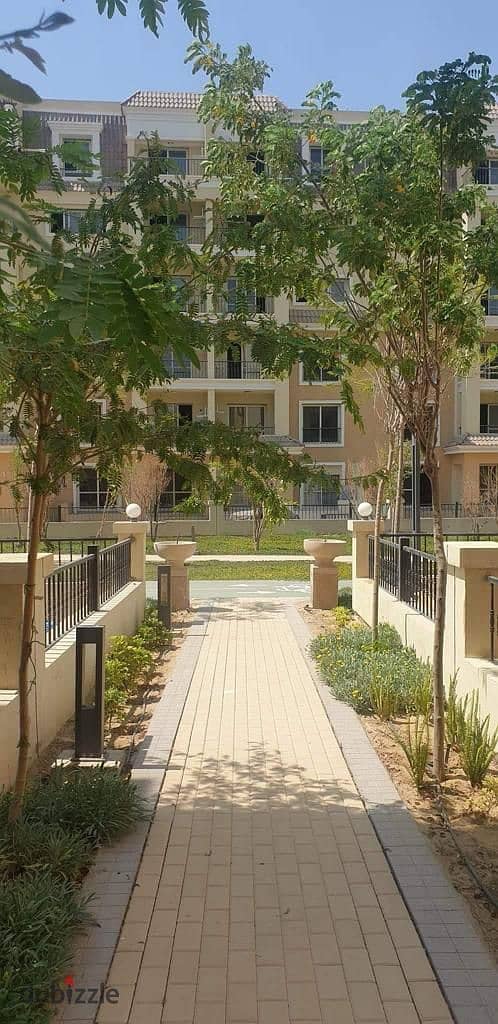 I own a studio with a location and a fantasy view   In New Cairo directly on the Suez road  Saray Compound is available for immediate preview of the c 5