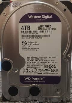 western digital 4tb هارد 4 تيرا جديد عدد 2 0