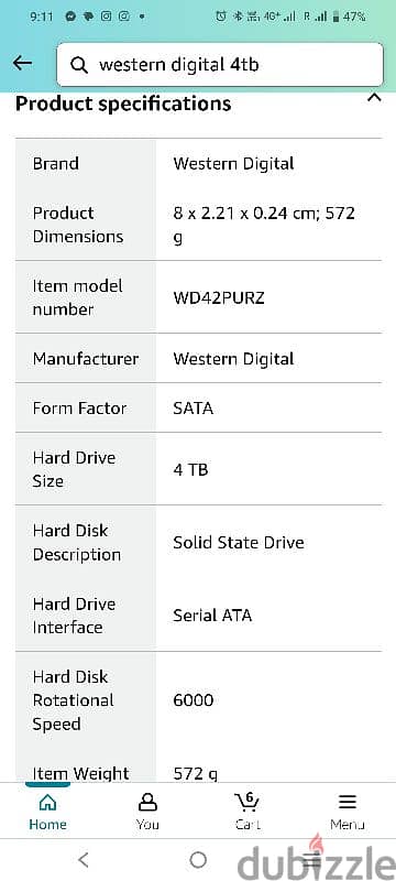 western digital 4tb هارد 4 تيرا جديد عدد 2 2