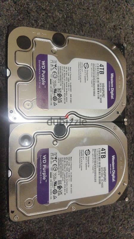 western digital 4tb هارد 4 تيرا جديد عدد 2 3