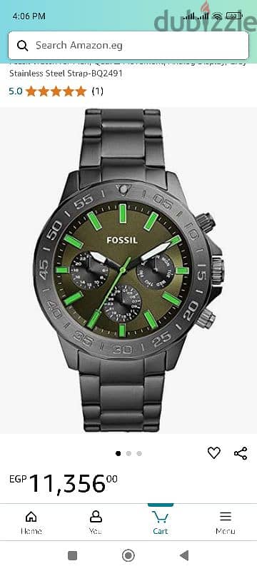 Fossil watch . ساعة فوسيل 4